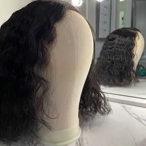 NATURAL COLOR WET AND WAVY WIG